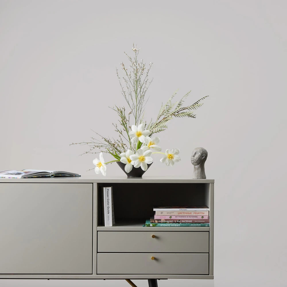 Textural Cycle DIY Kit: Tulips, Genista & Grevillea