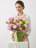Pastel Garden Hat Box