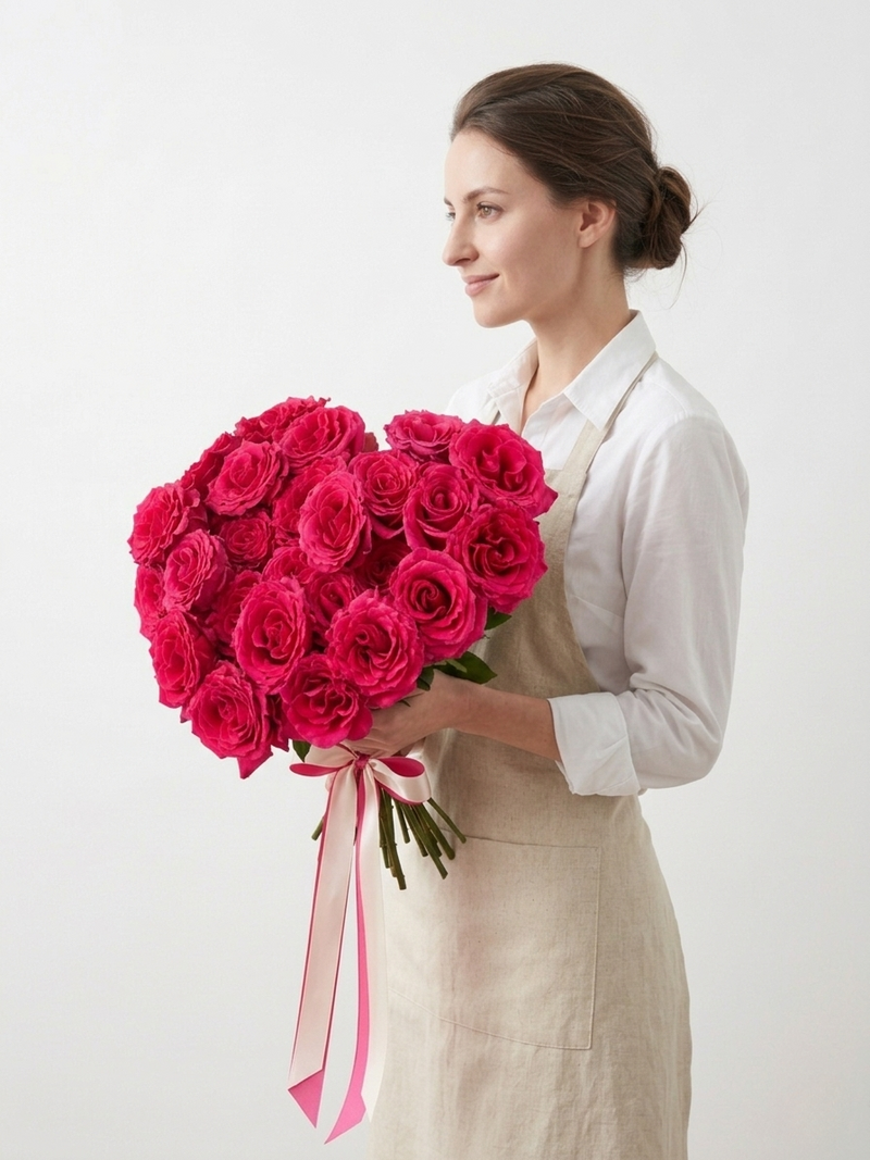 Heart Rose Bouquet