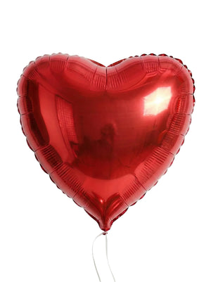 Red Heart Foil Balloons